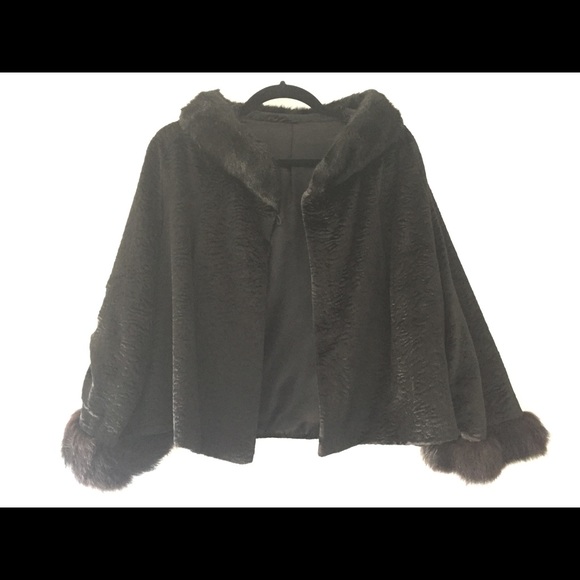 black cropped evening jacket